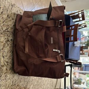 Brown Travel Tote Bag - Unbranded